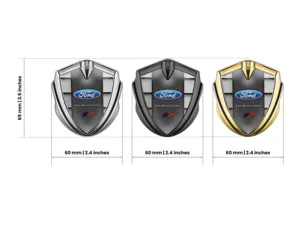 Ford Emblem Silicon Badge Tuning Style Shiny Top